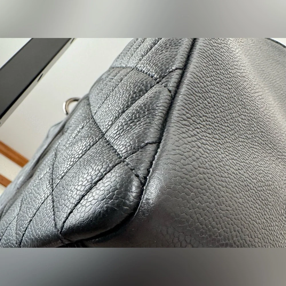 EUC-VGUC Chanel Black Caviar Grand Shopping Tote - Picture 11 of 15